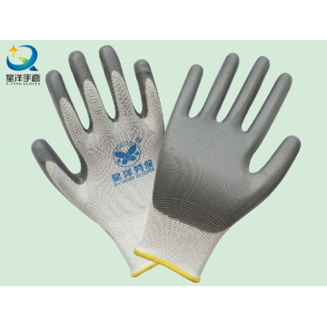 Polyester Shell, Nitrile Coated, Protective Safety Work Glove (N6007)